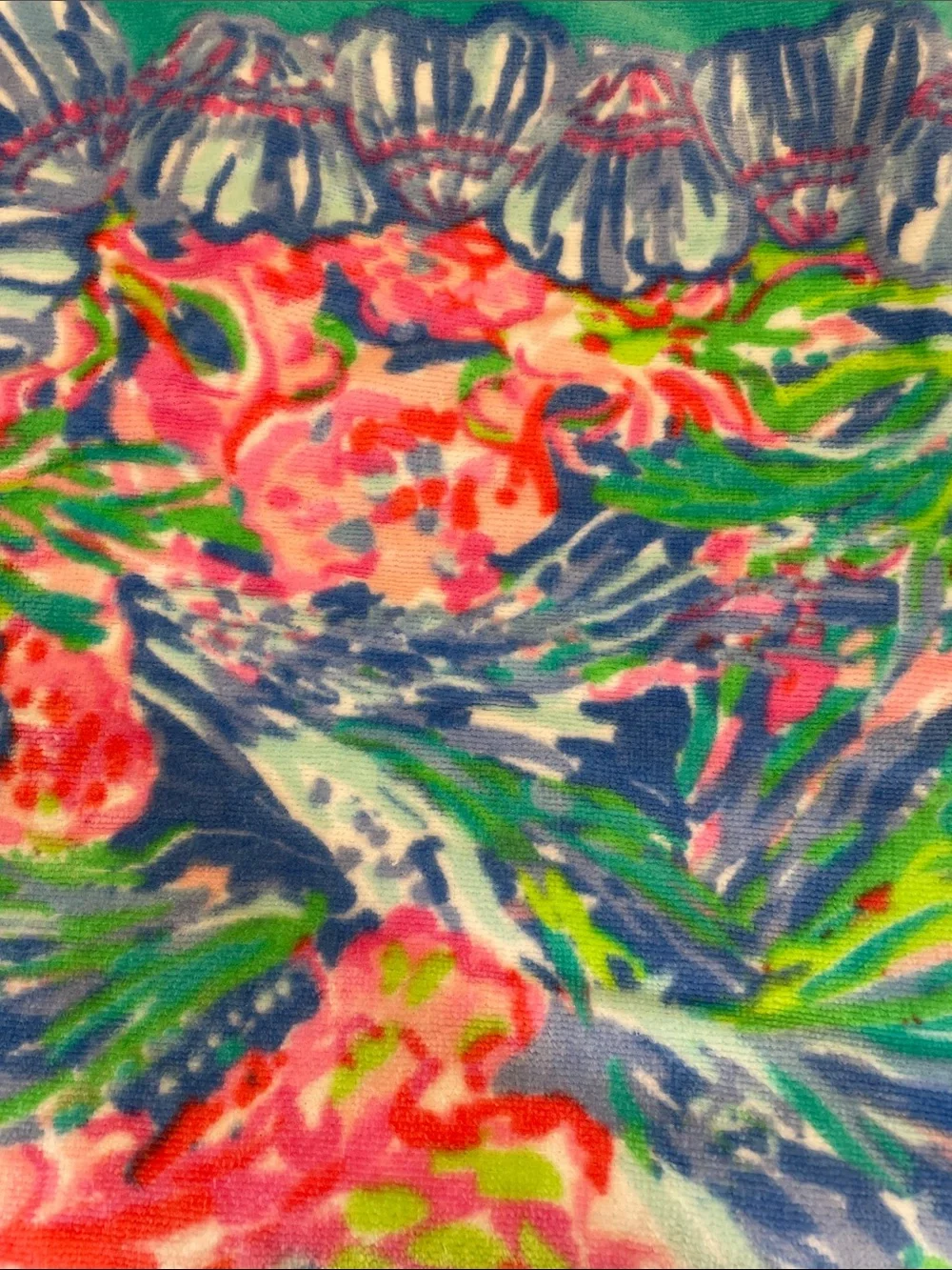 Lilly Pulitzer x Pottery Barn Tassel Beach Towel Fan Sea Pants